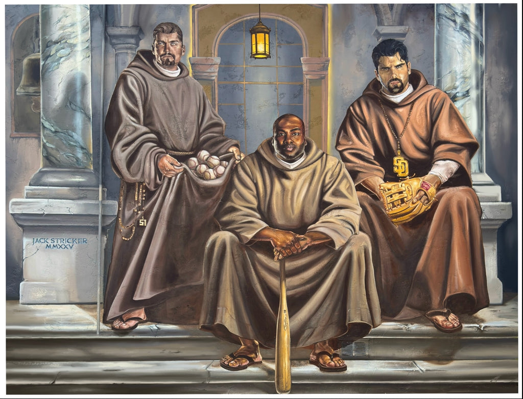24"x 32" Limited Edition “The Holy Trinity” Mural Print by Jack Stricker